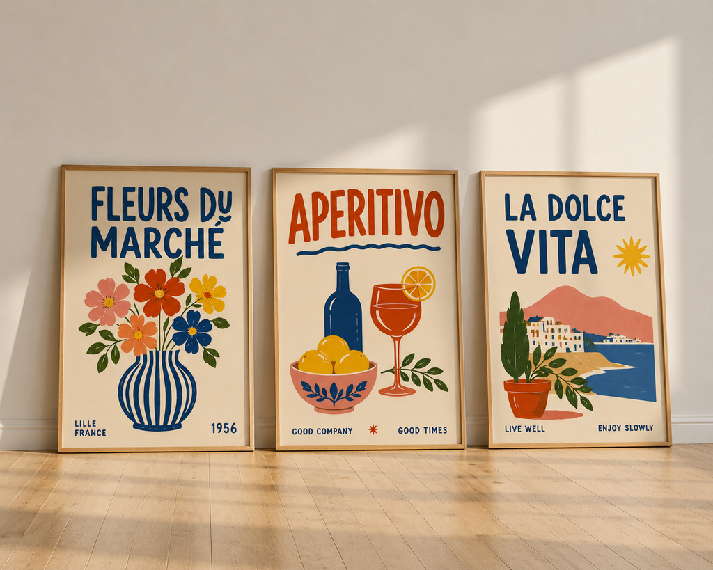 Retro Mediterranean Set