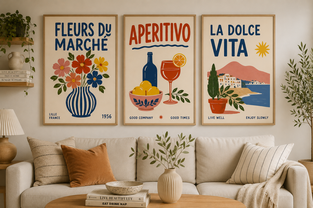 Retro Mediterranean Set