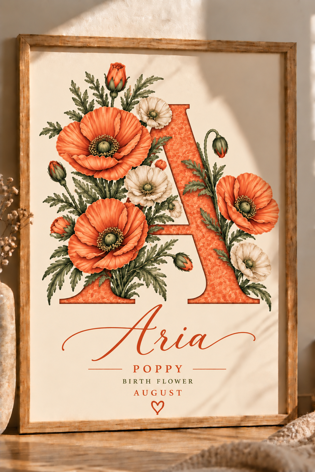 Personalised Birth Flower