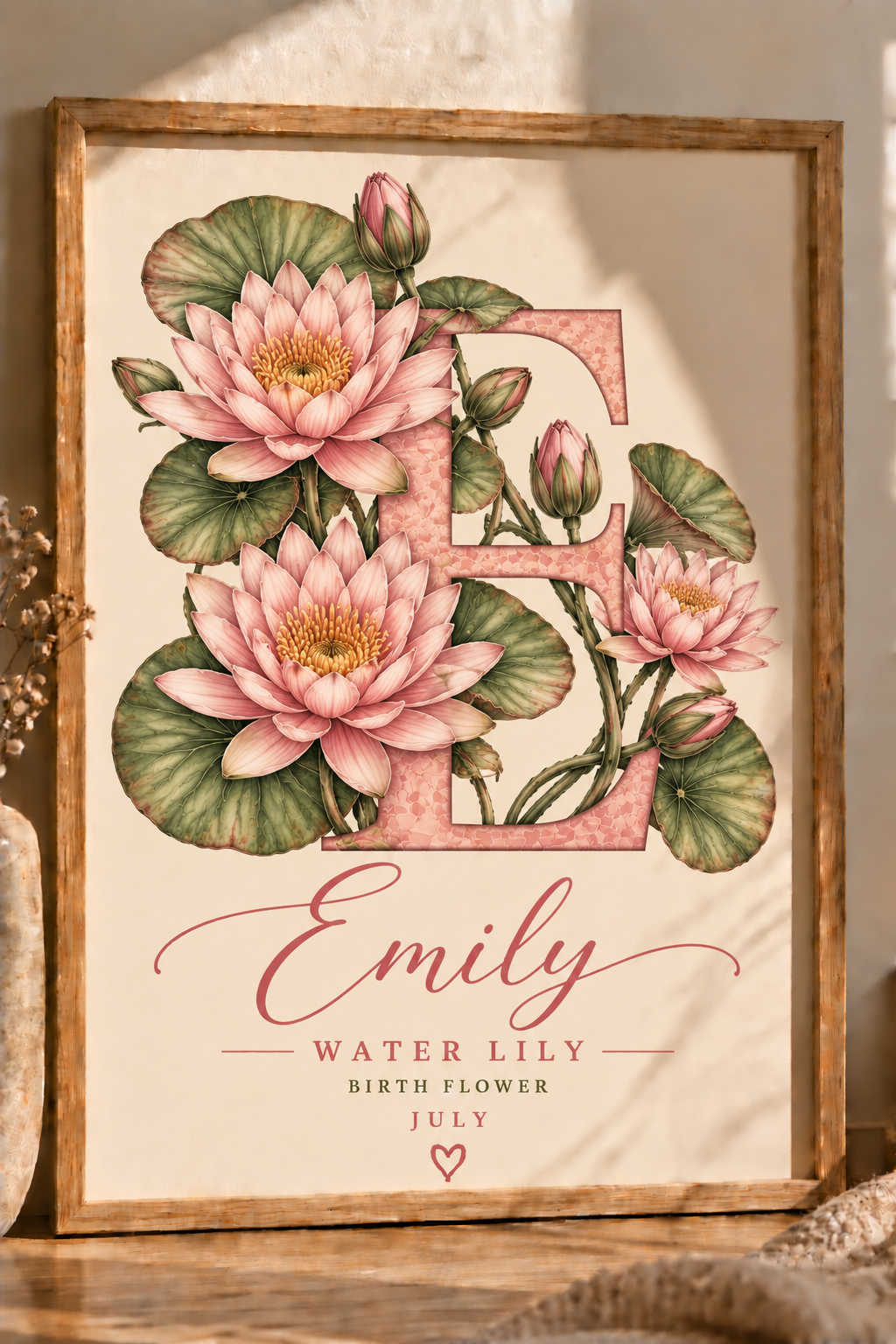 Personalised Birth Flower