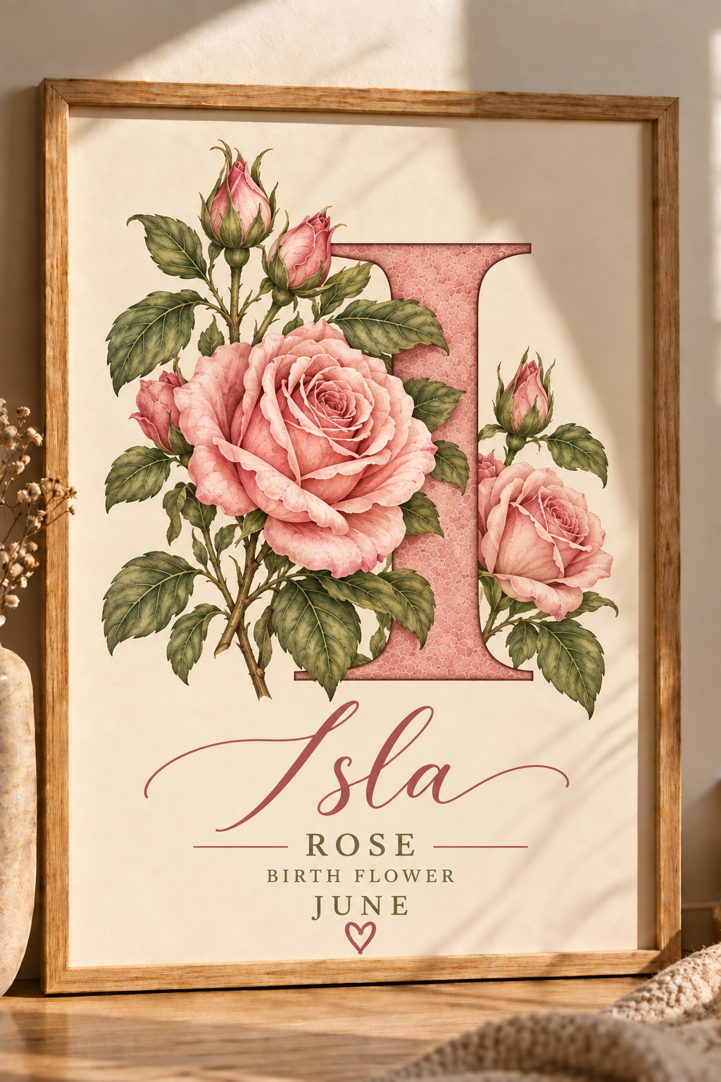 Personalised Birth Flower