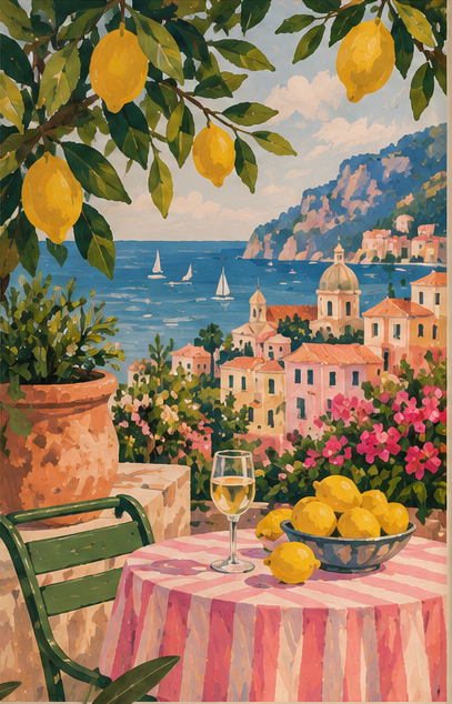 Set of 3 Mediterranean Wall Art Prints