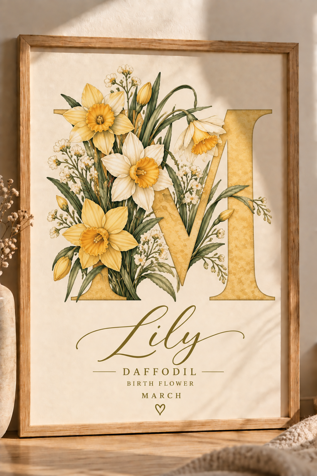 Personalised Birth Flower