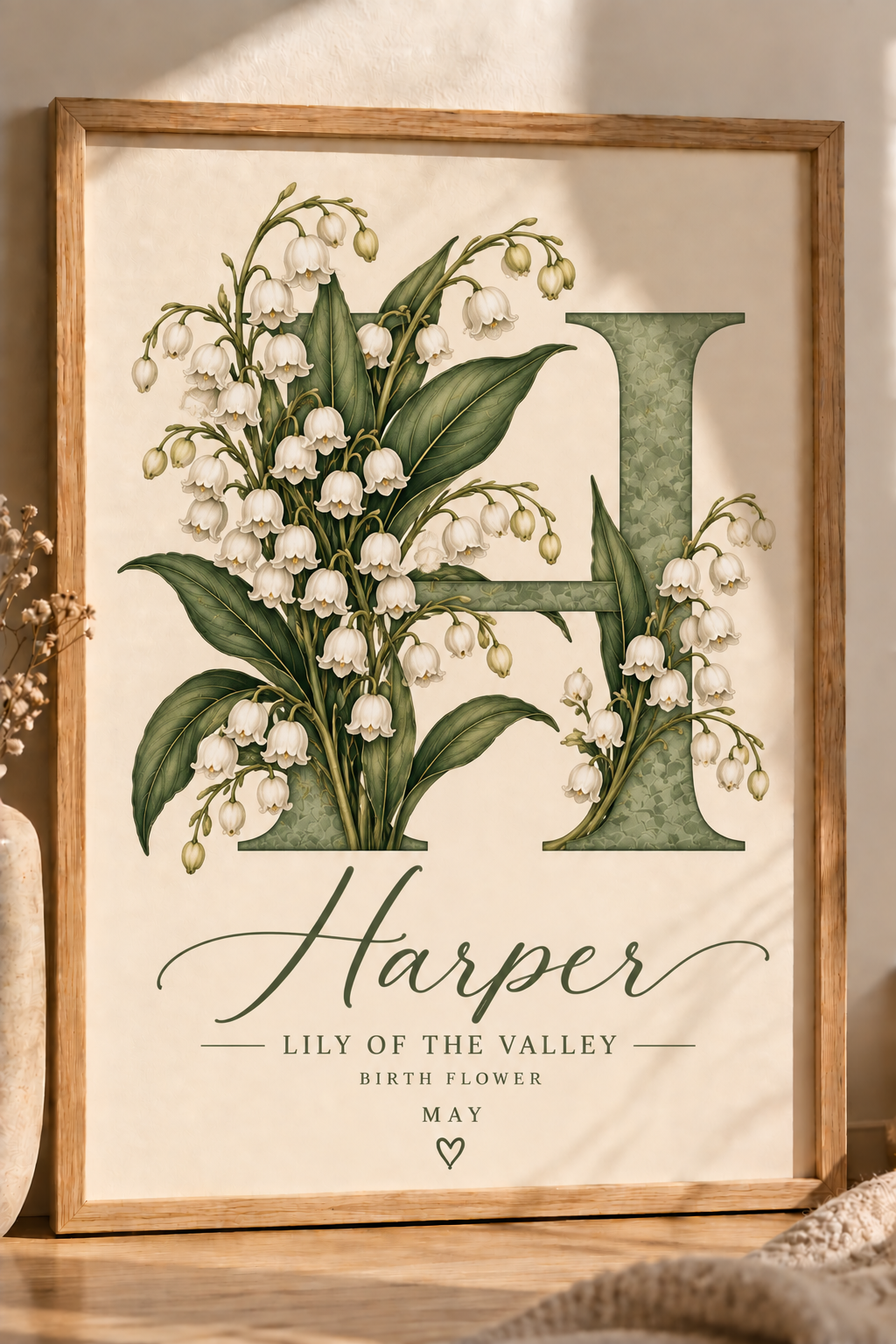 Personalised Birth Flower