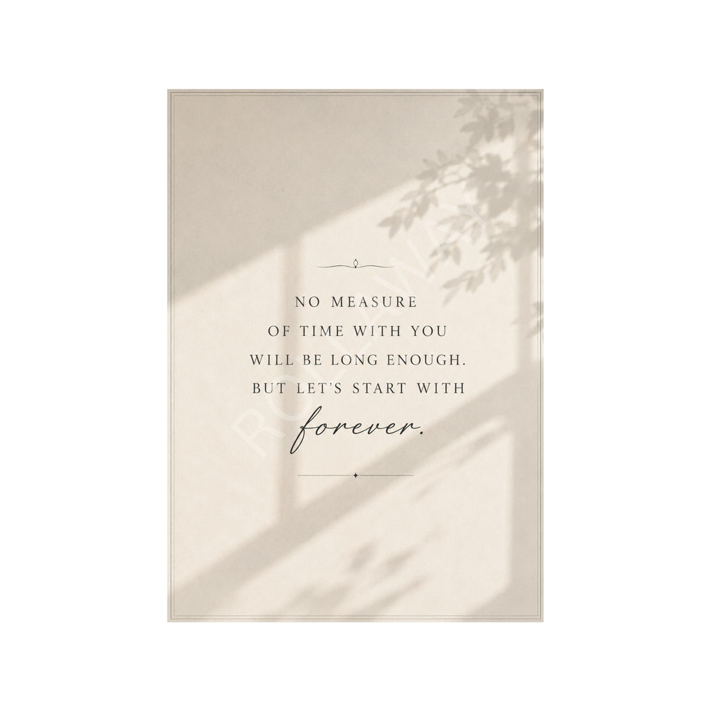 Forever Quote Print