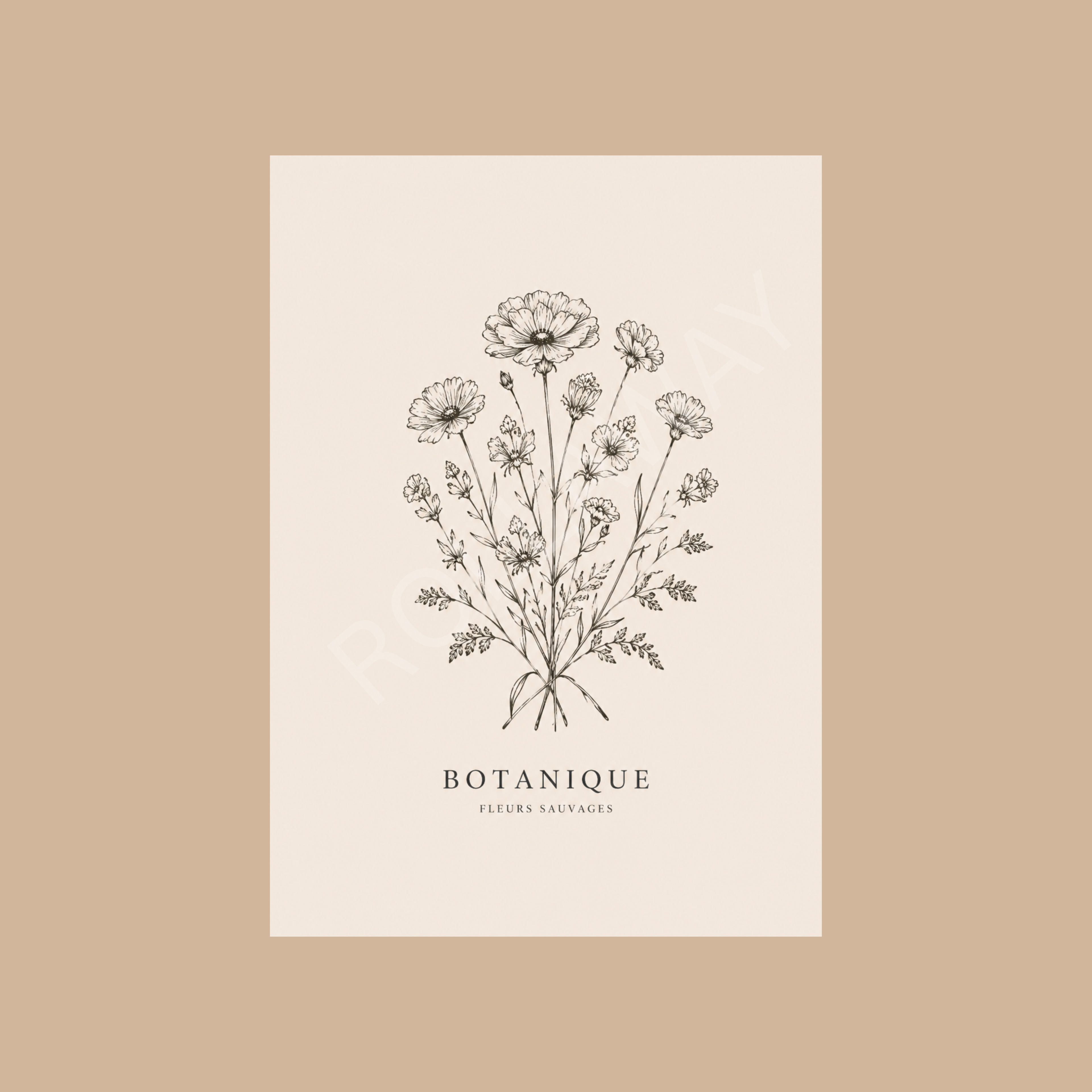 Botanique Wildflower Print