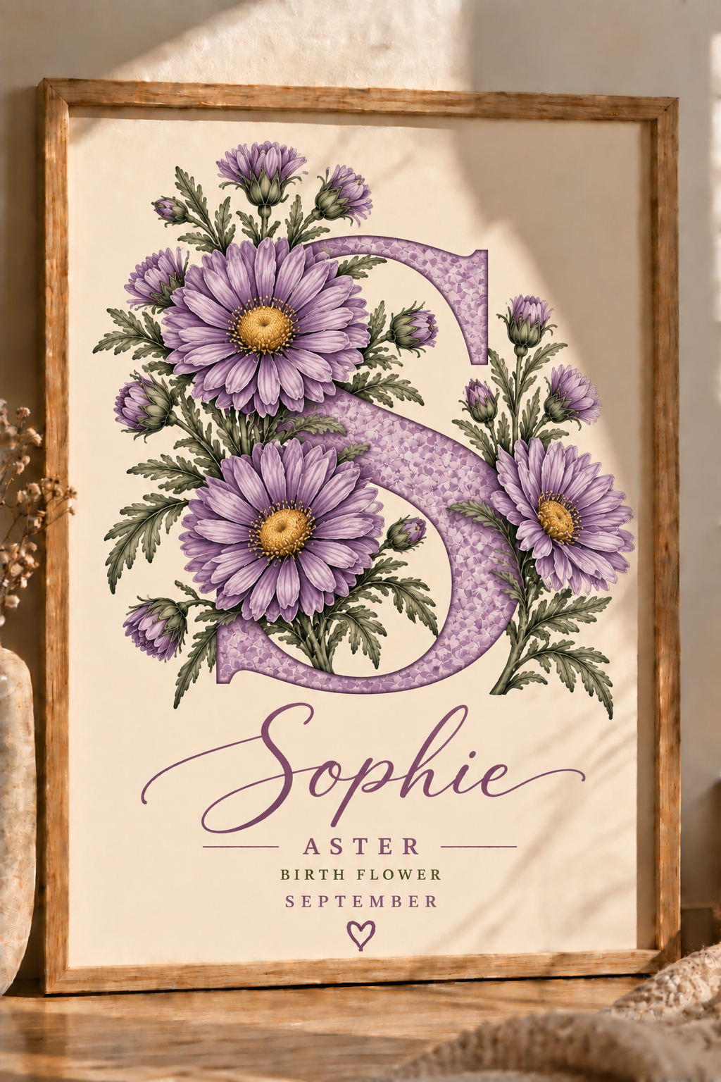 Personalised Birth Flower