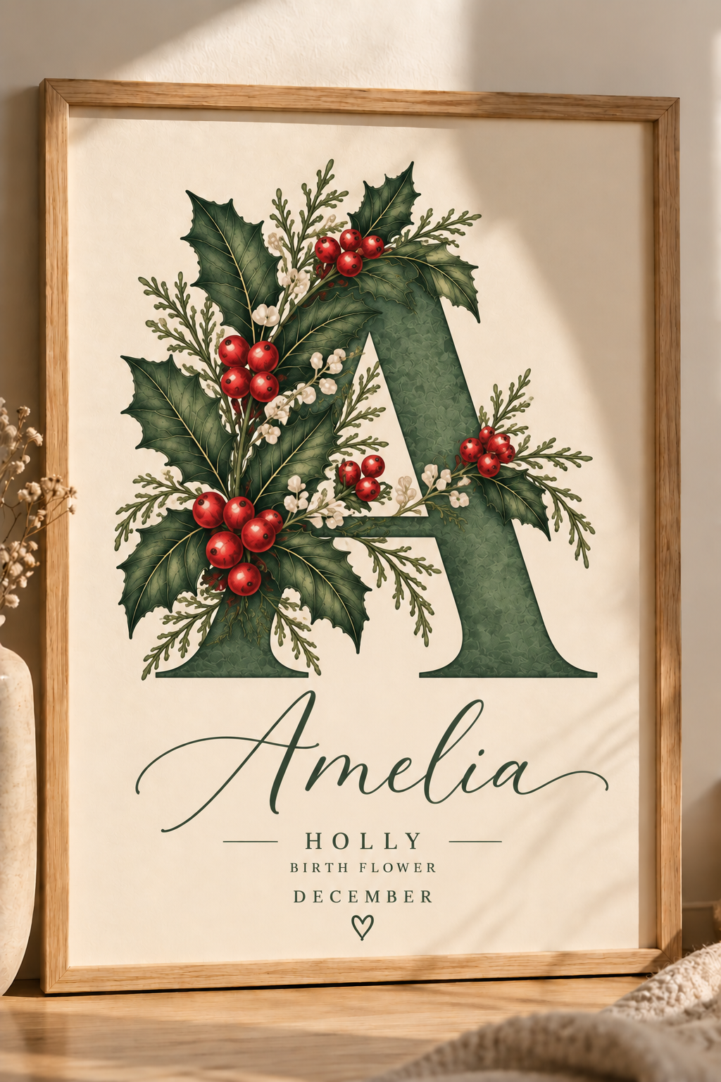 Personalised Birth Flower