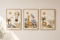 Set of 3 Jungle Nursery Prints