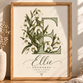 Personalised Birth Flower