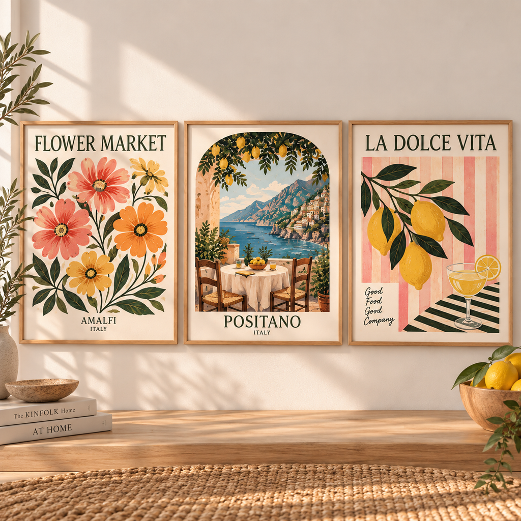 Italy Wall Art Set